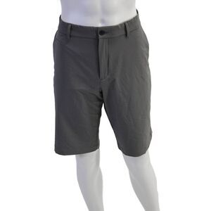 Kjus Mens Textured Zip Button Lined Dress Shorts Heather Gray Size EUR 38